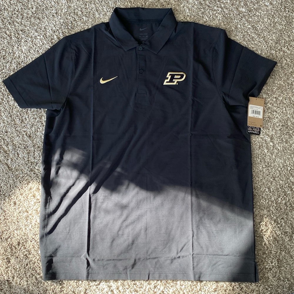 Basketball Team issued Nike woven Purdue polo